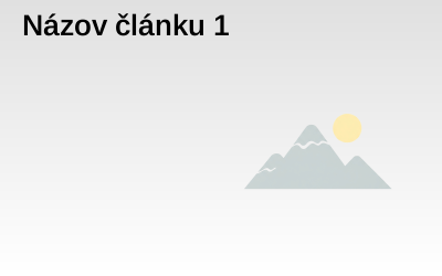 Názov článku 1