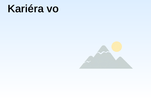 Kariéra vo 